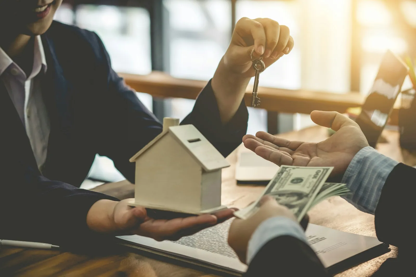 Handing over the keys after a property loan